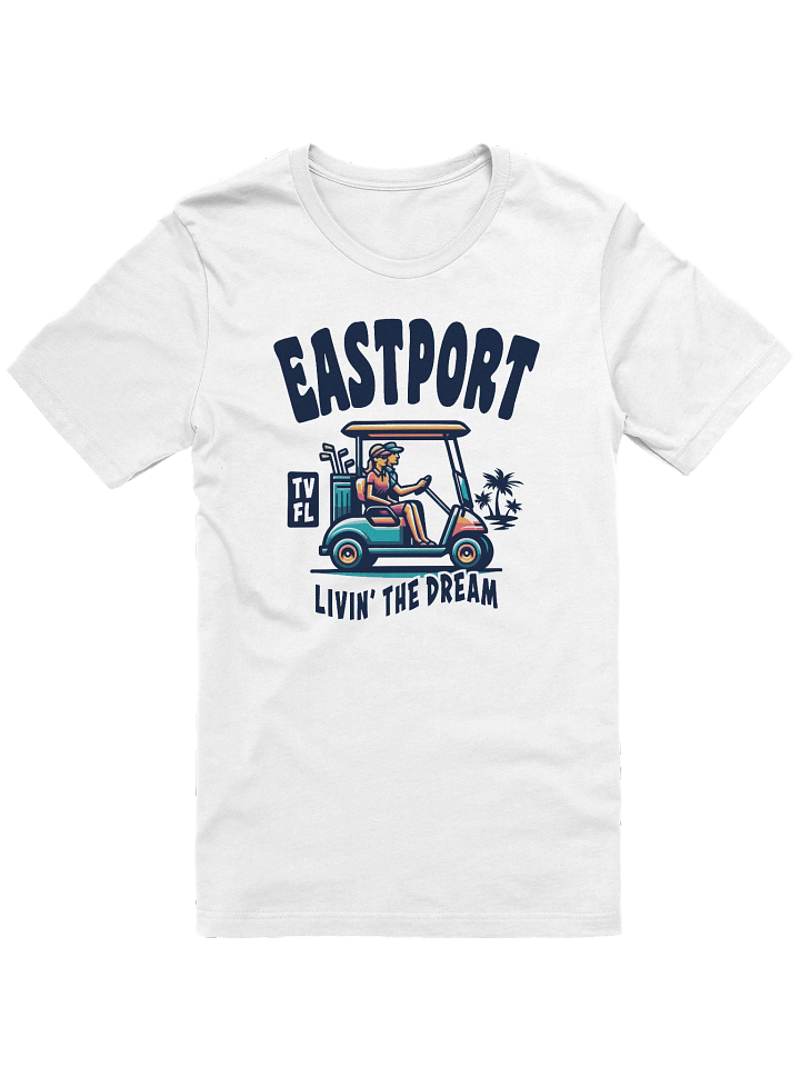 Eastport TV Florida USA Fun Golf Cart Design T-shirt product image (1)