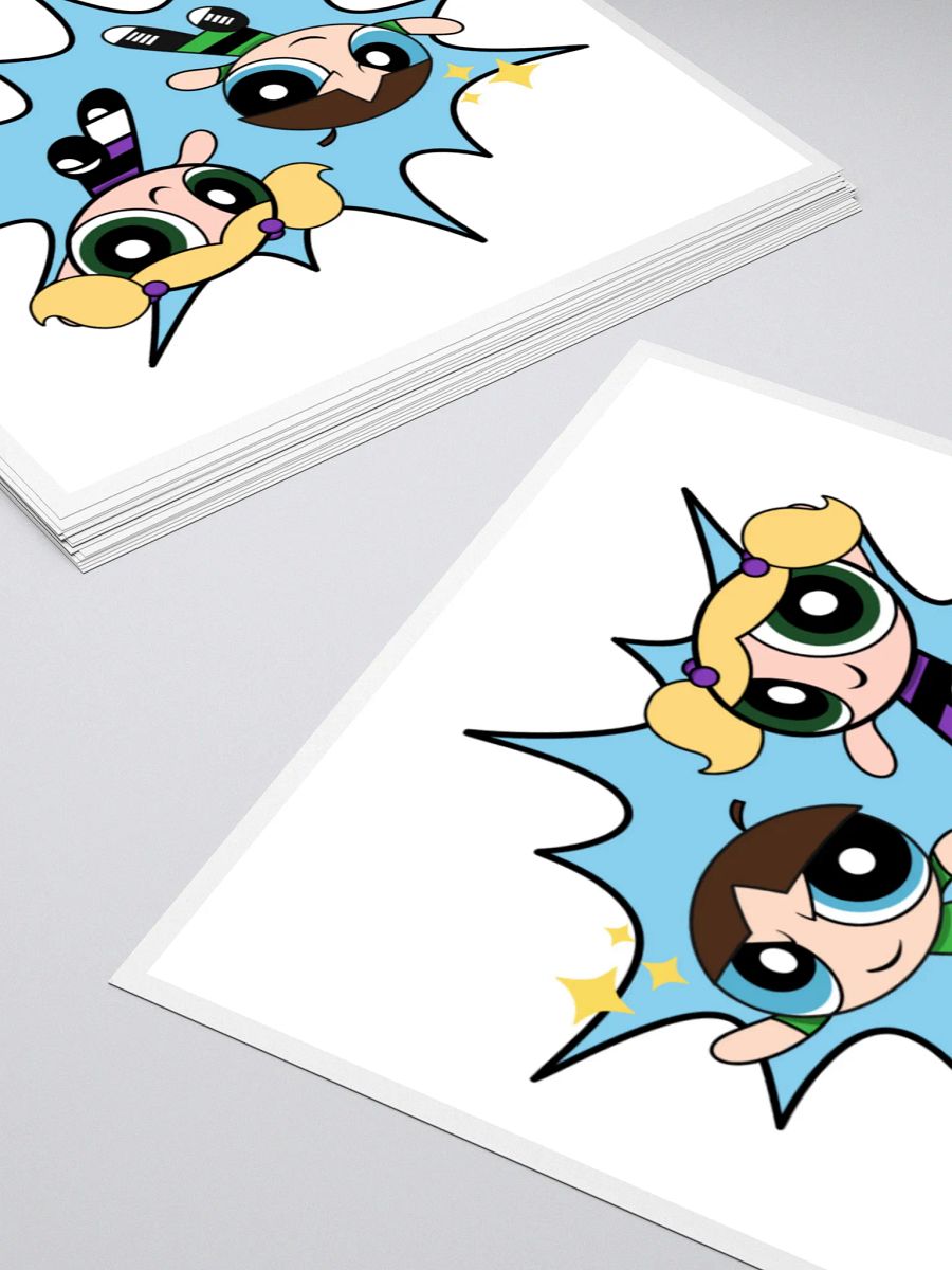 marisa & johnny bubbles stickers product image (10)