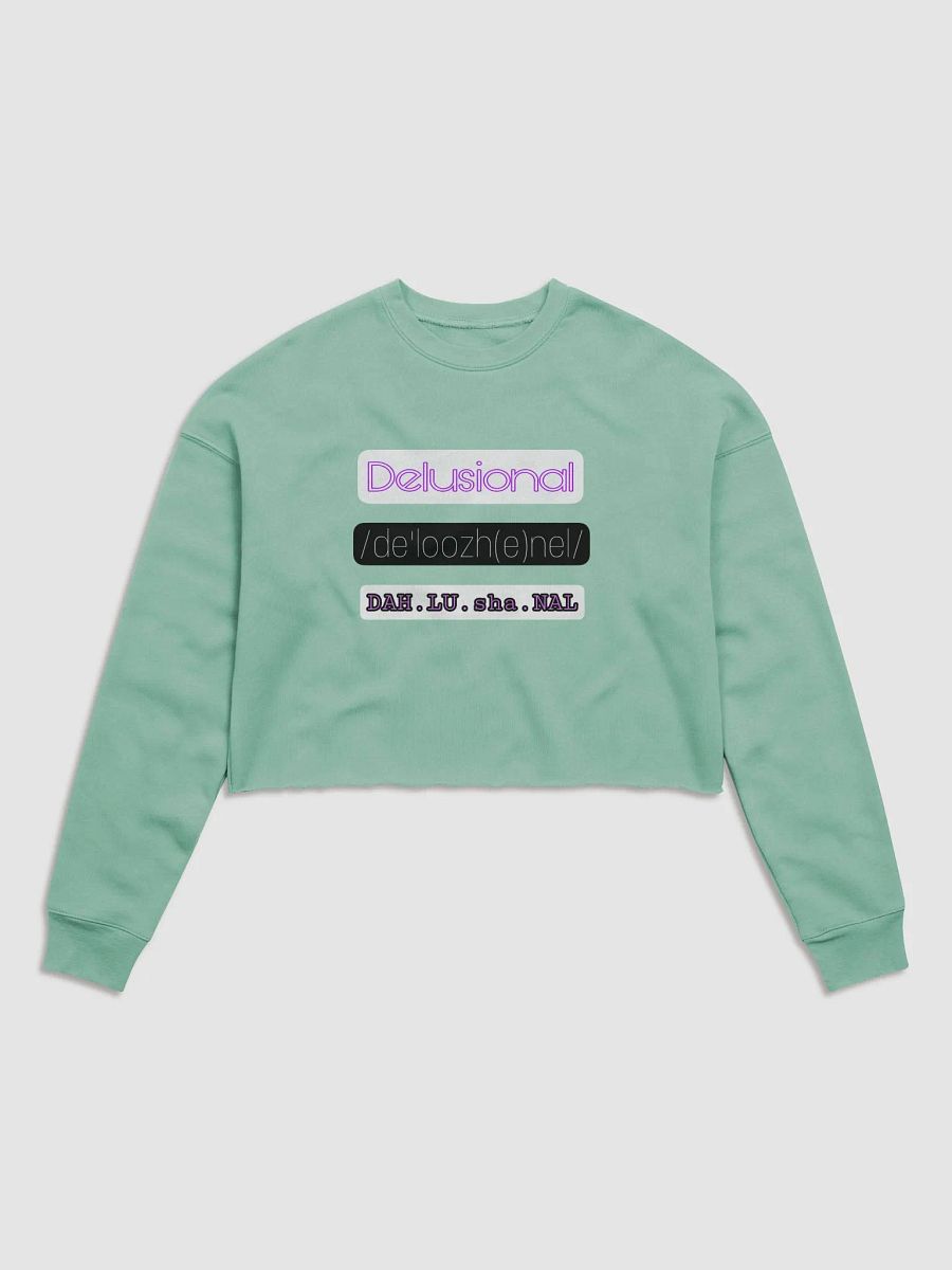Delusional Crop Top Sweater product image (12)