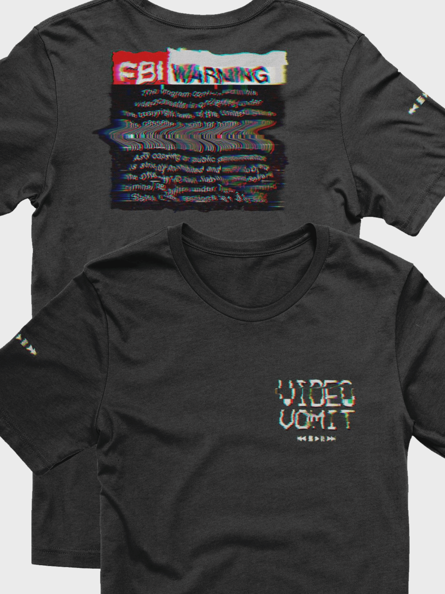 videovomit STUCK IN THE VCR shirt product image (1)