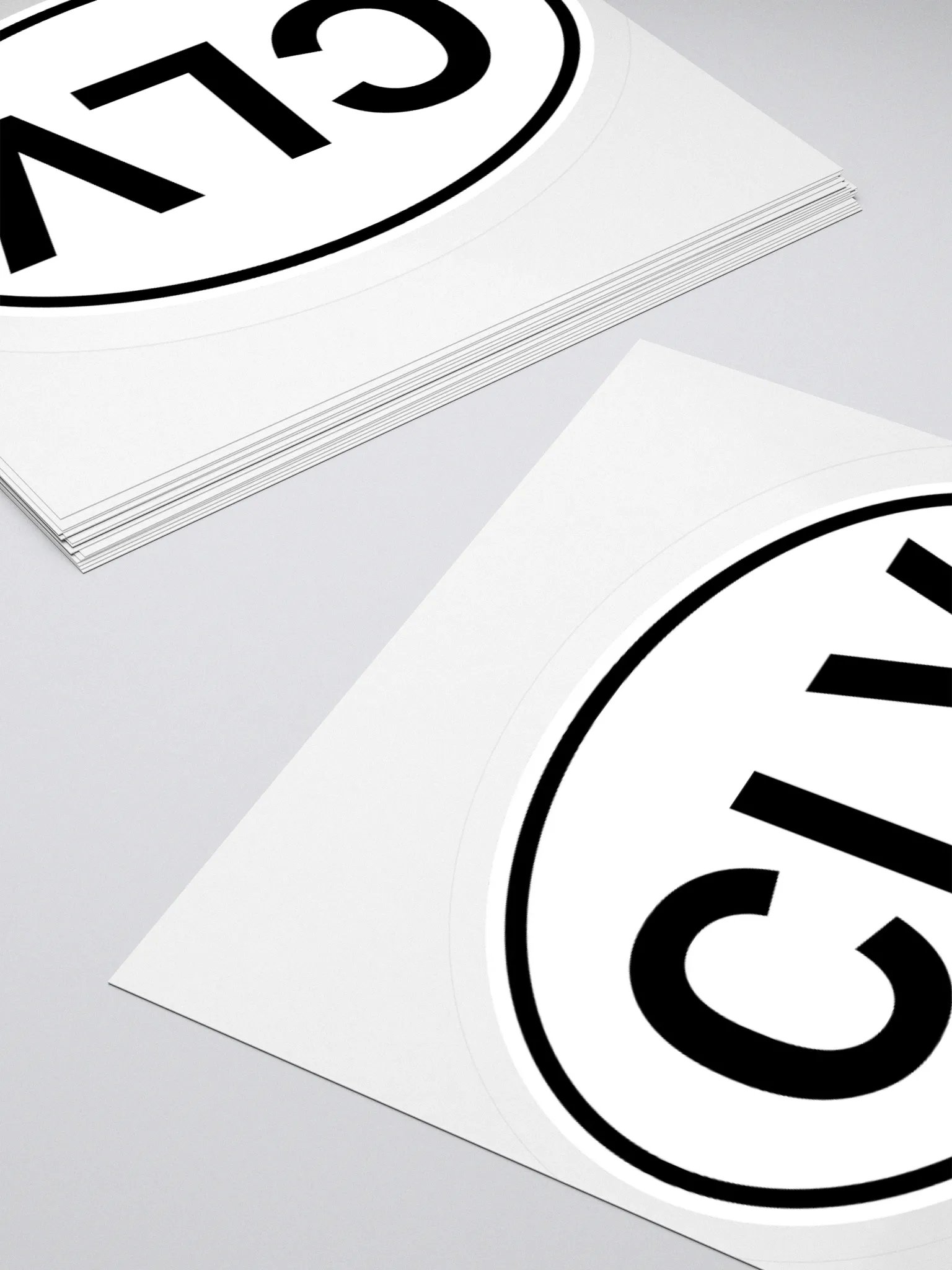 CLV Oval Sticker product image (4)