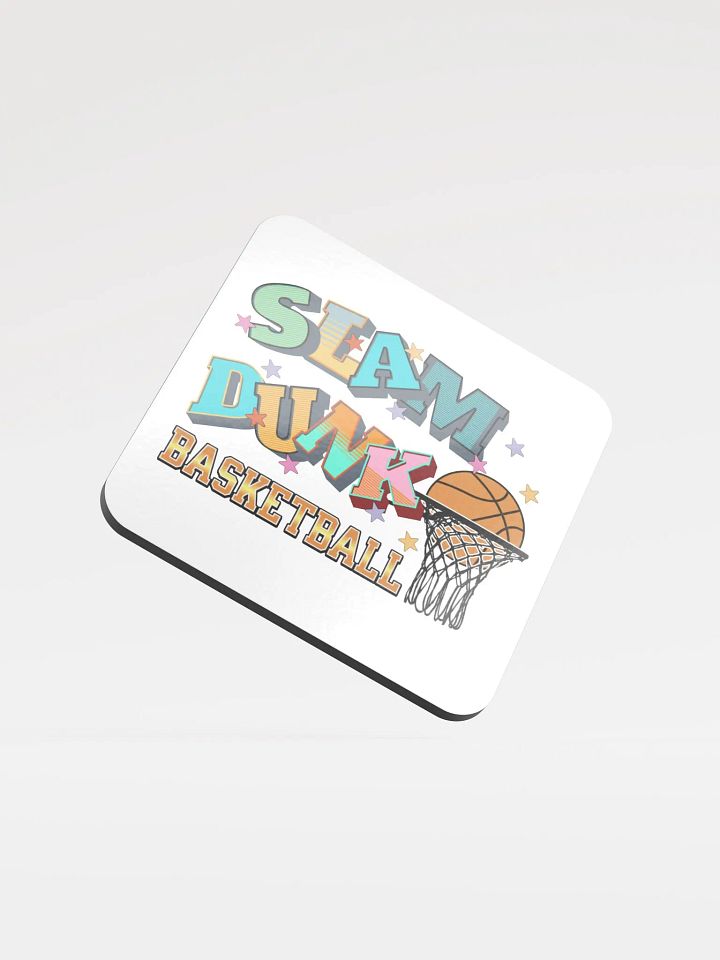 Basketball Slam Dunk Cork Coaster product image (1)