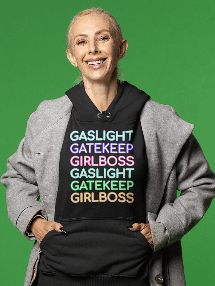 Gaslight Gatekeep Girlboss classic hoodie product image (1)