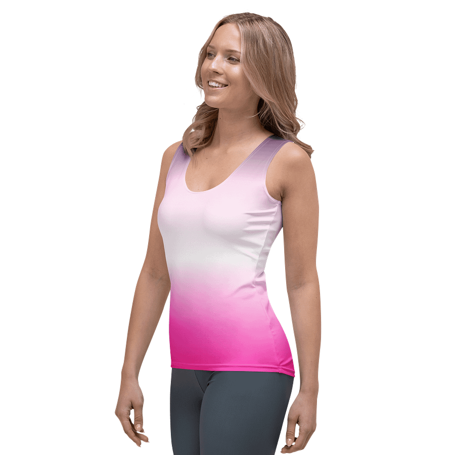 Pink Gradient Allure Women's Tank Top product image (3)