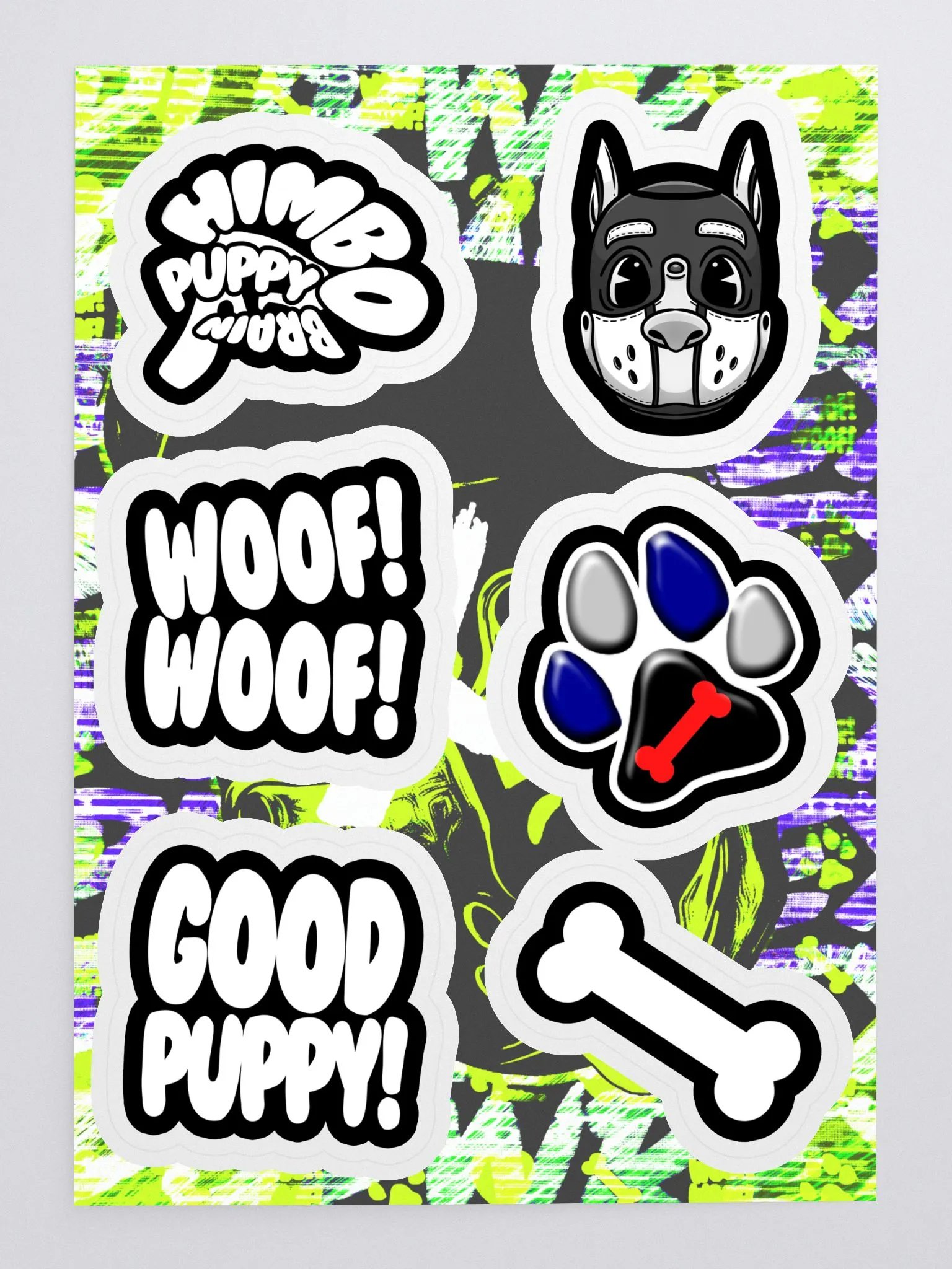 Rubberhose Comic Pup - Sticker Pack product image (3)