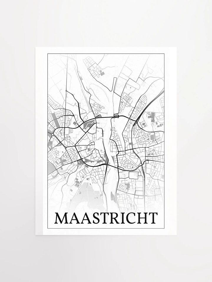 Maastricht, Netherlands, city map print product image (4)