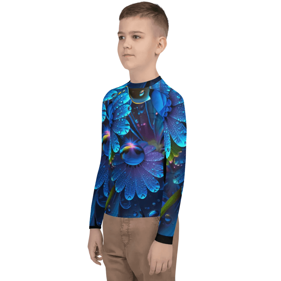 Kawaiikitten Exclusive Premium DewDrop Surfing Rash guard Full sleeved T-Shirt product image (7)