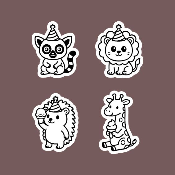 Jungle Safari Party Animals Set II product image (1)