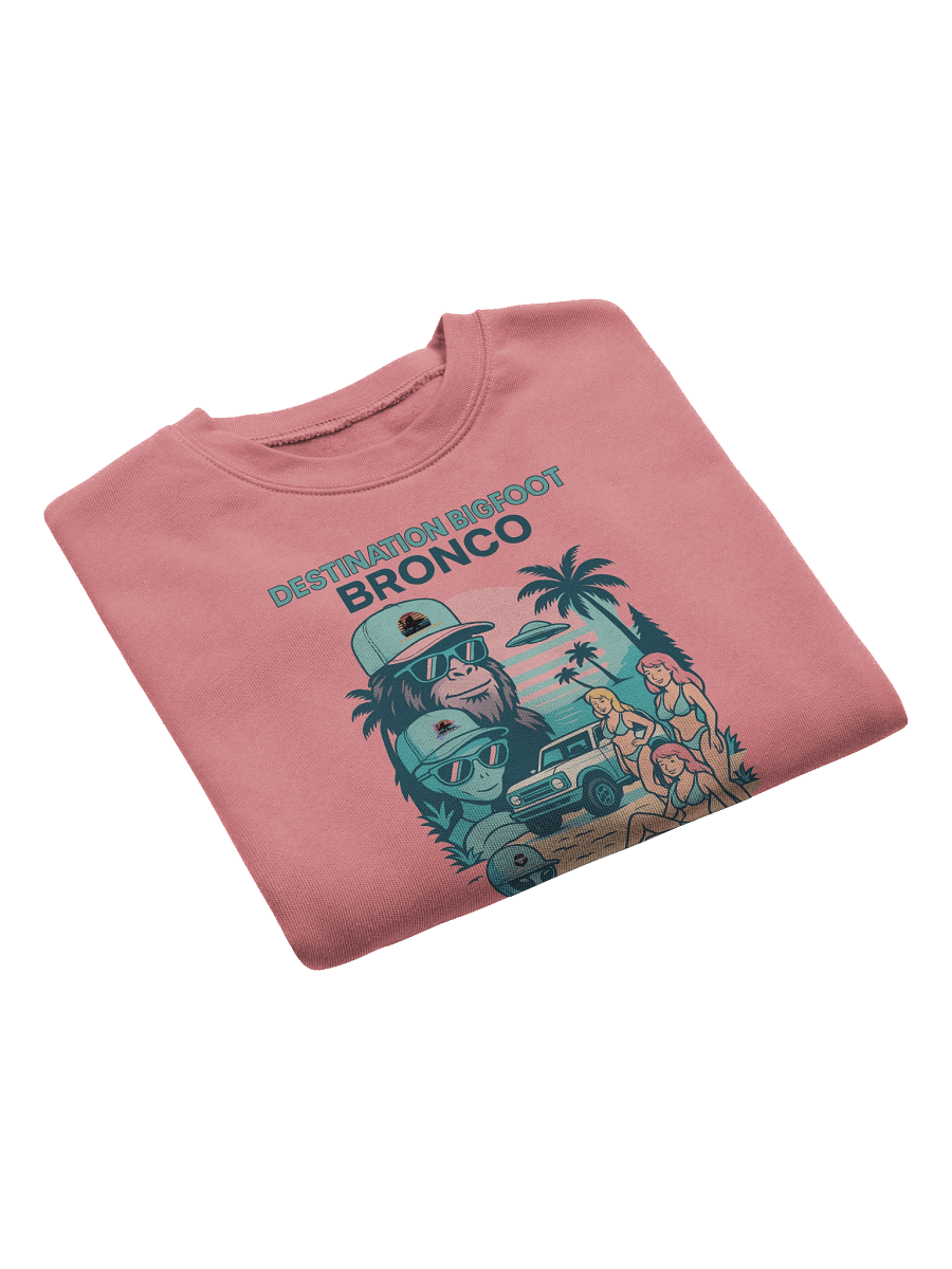 Destination Bigfoot Bronco Best Friend's Bella+Canvas Women's Fleece Crop Sweatshirt (Multiple Colors Available) product image (21)