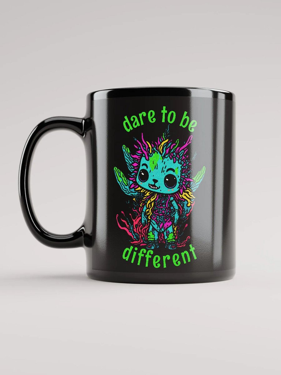 Quirky Misfits Graphic | Black Coffee Mug | Dare To Be Different product image (1)