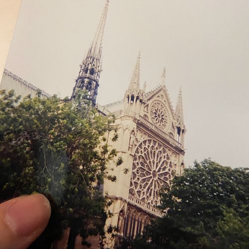 35mm taken the last time I was there, 21 years ago, in 2003. It burned 12 years later in 2015. It reopens this December. 
And...