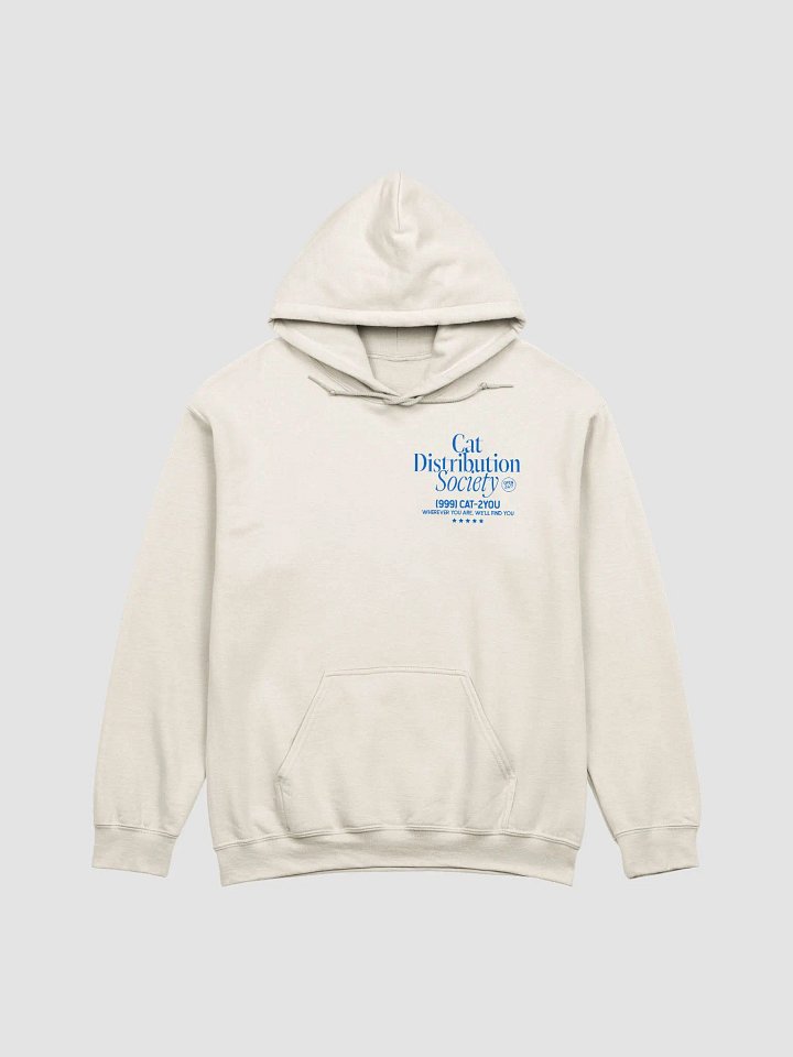 Cat distribution society hoodie product image (2)
