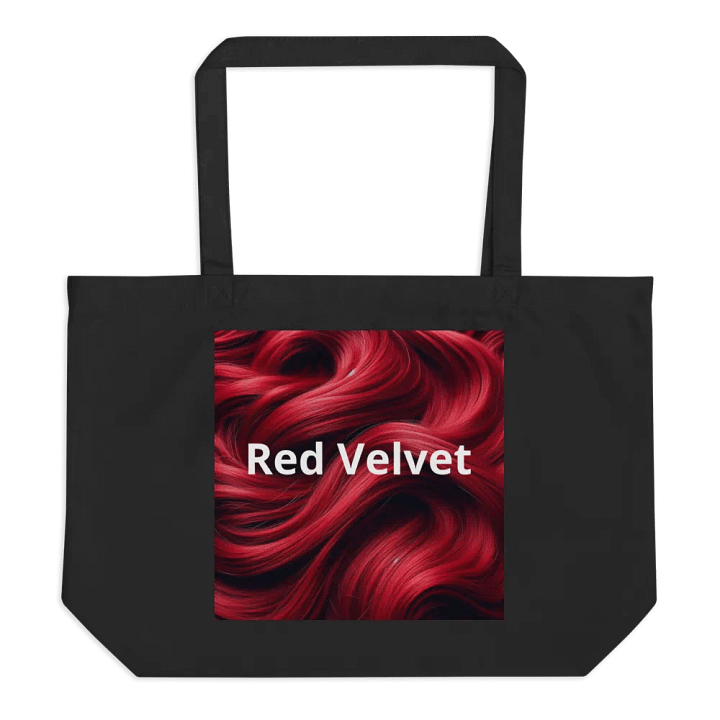 Red Velvet Tote Bag / Amy Velvet Fan Bag product image (1)