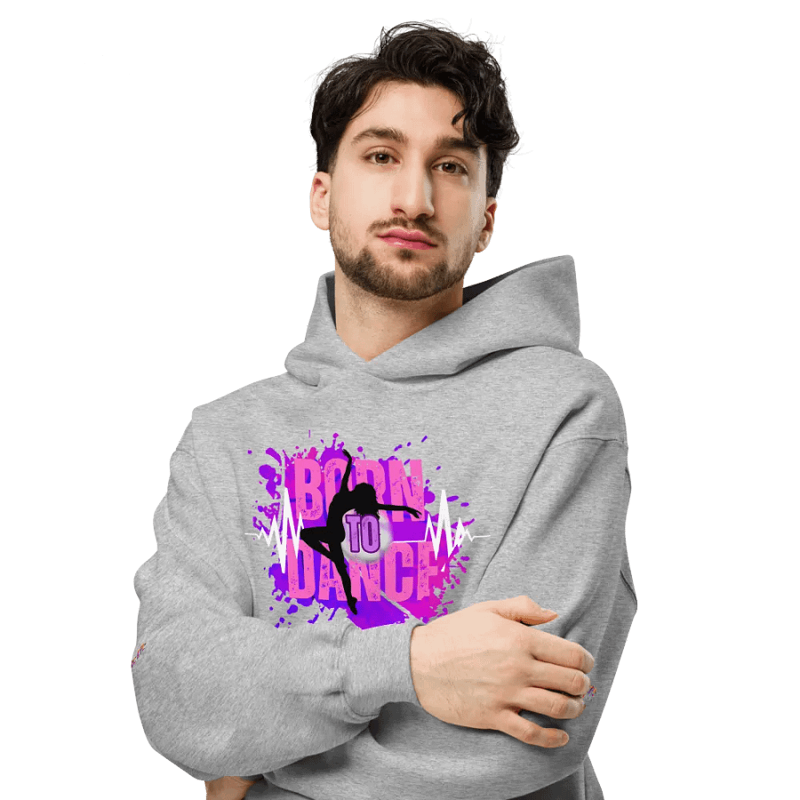 Born to Dance Her Silhouette Unisex Oversized Hoodie product image (36)