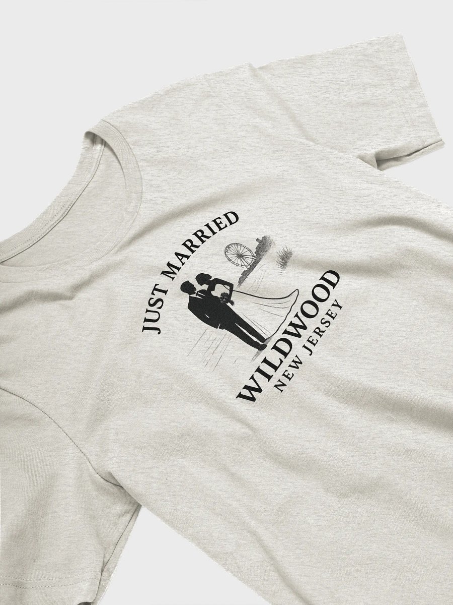 Wildwood NJ "Just Married" Ultra-Soft Wedding Tee product image (3)