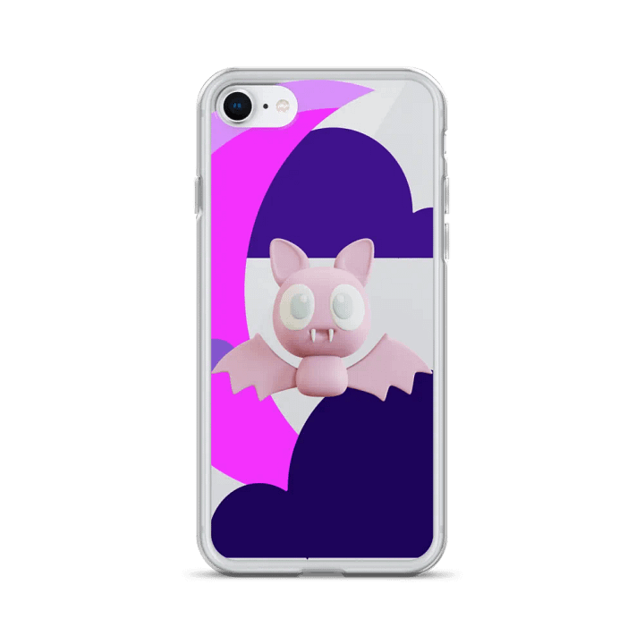 Fangtastic Bat Clear iPhone Case product image (1)