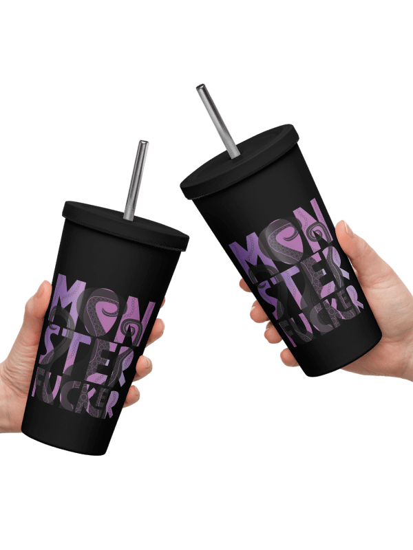 Monster F*cker Insulated Tumbler (Mauve) product image (3)