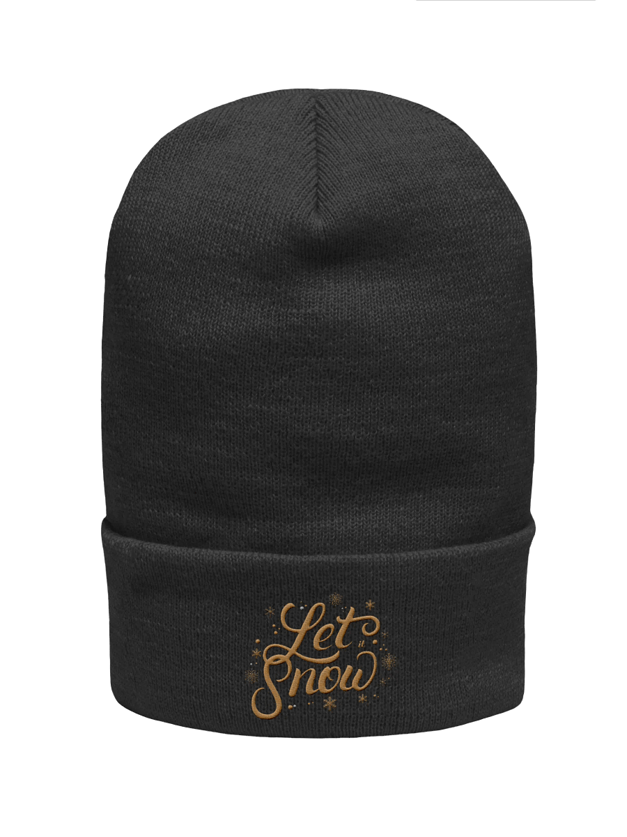 Snowflake Script Yupoong Beanie product image (3)