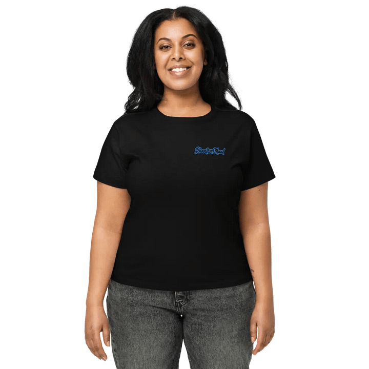 Bright Blue 'PhantomMaul' High-Waisted Tee product image (2)