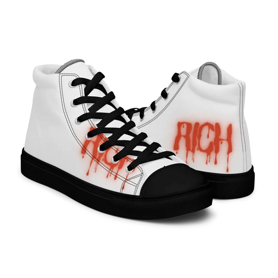 STAINED RICH High Top Canvas Shoes product image (11)