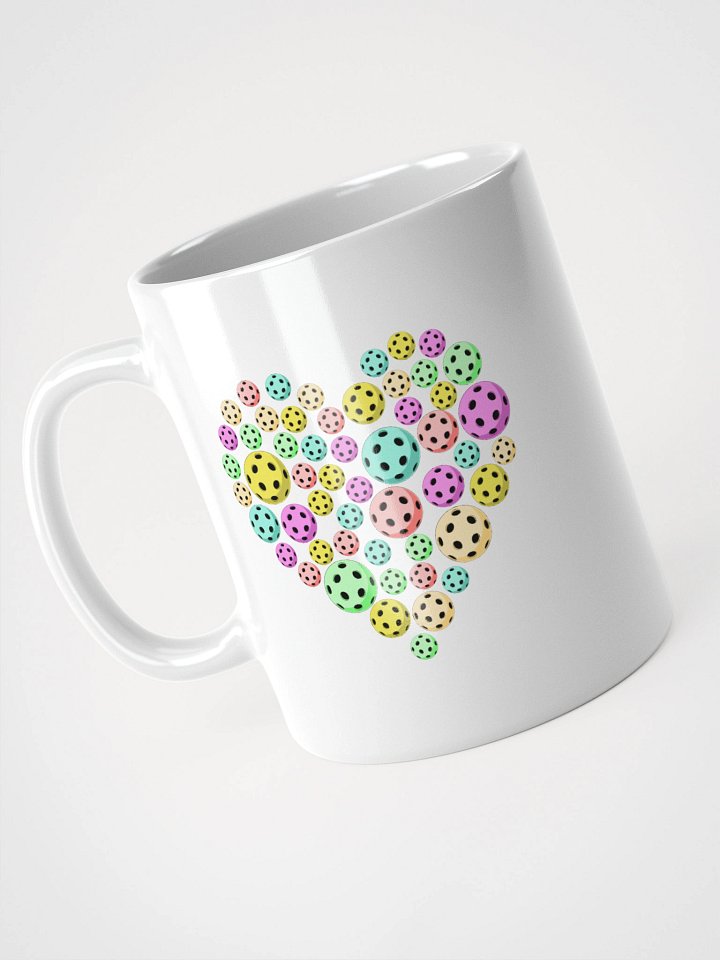 Heart Pickleball Coloured Mug product image (2)