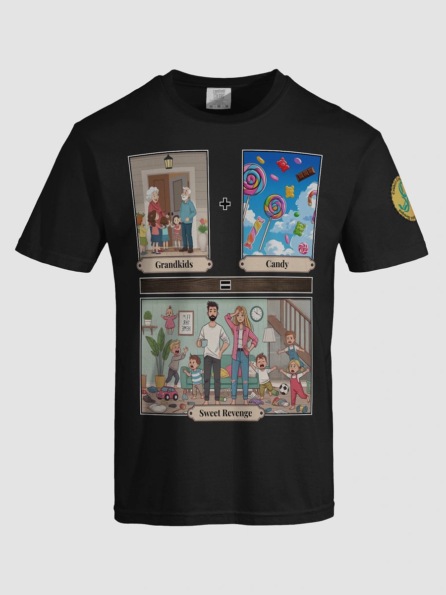 Grandkids + Candy = Sweet Revenge (Both) Comfort Colors Garment-Dyed Heavyweight T-Shirt Colors (1) product image (7)