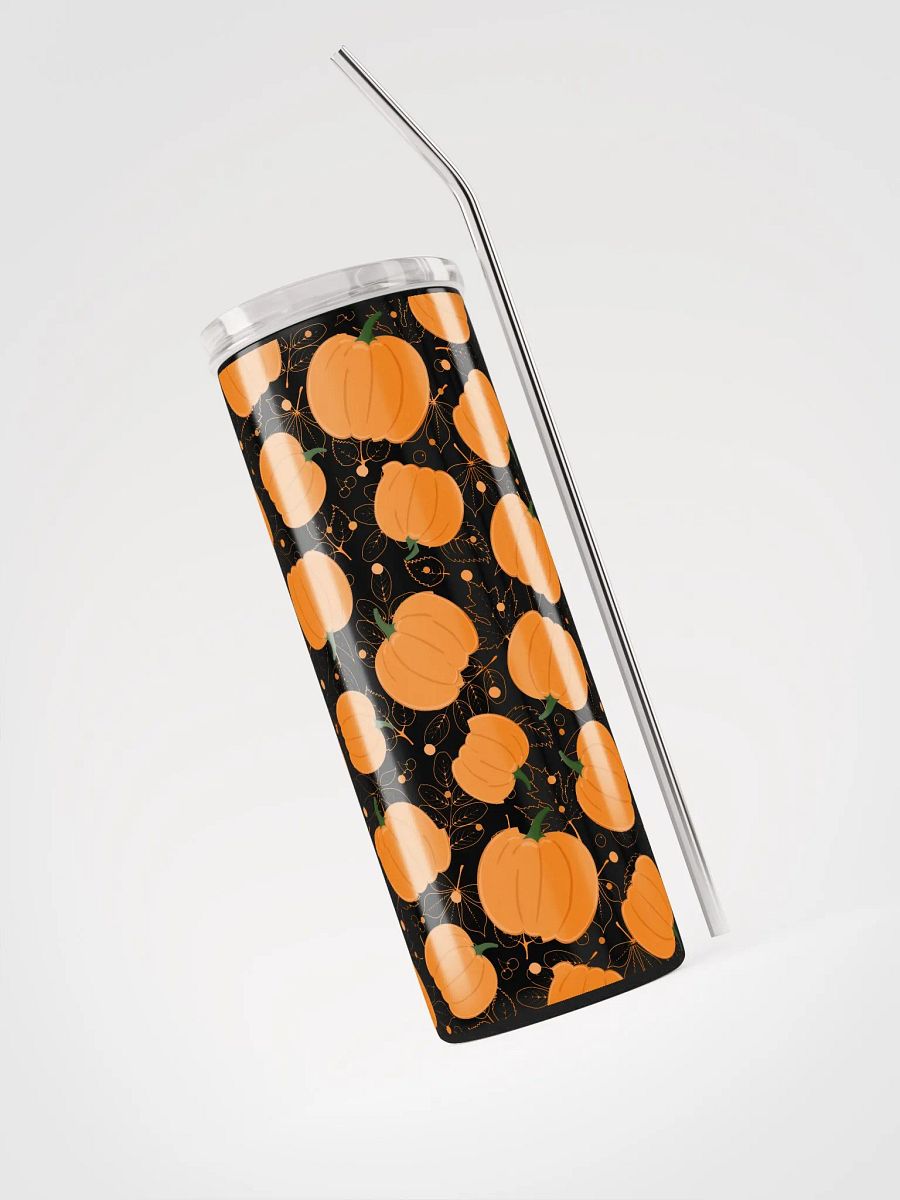 Festive Pumpkin Stainless Steel Tumbler product image (3)