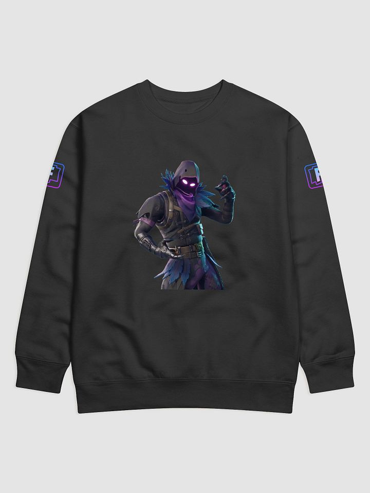 Black Raven Hoodie – Comfort and Fortnite Style product image (1)