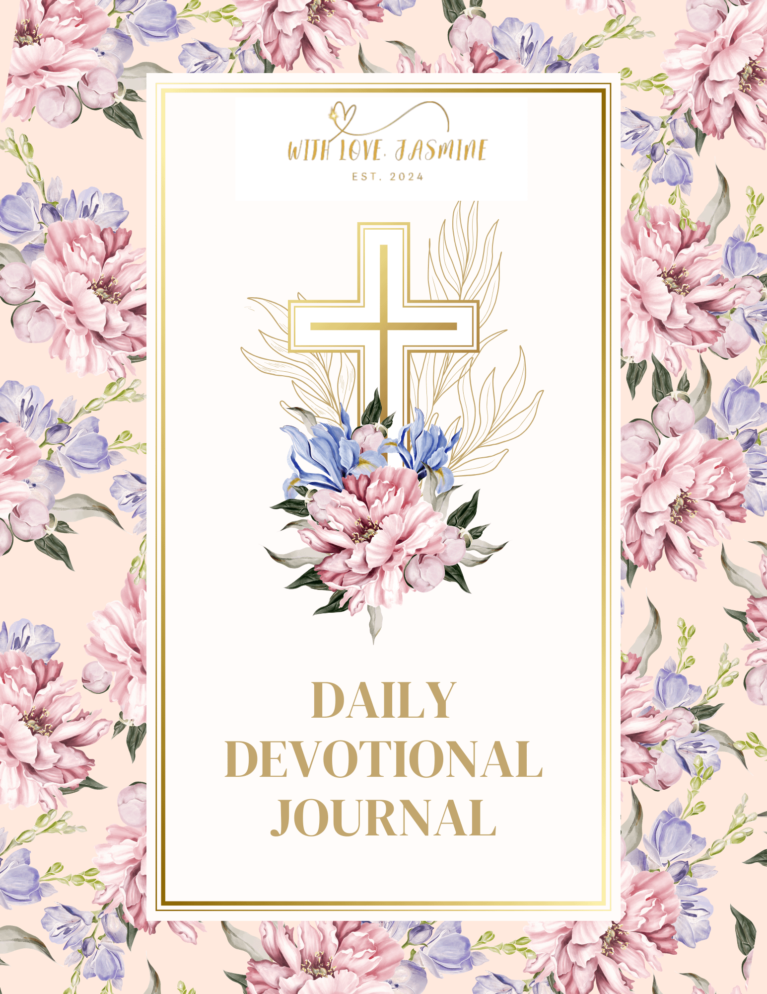 Digital Daily Devotional Journal, With Love Jasmine product image (1)