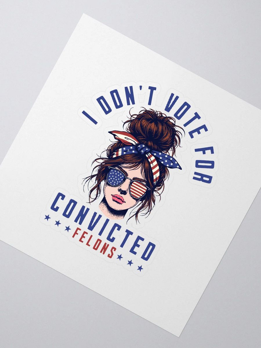 I don't vote for convicted felons product image (5)