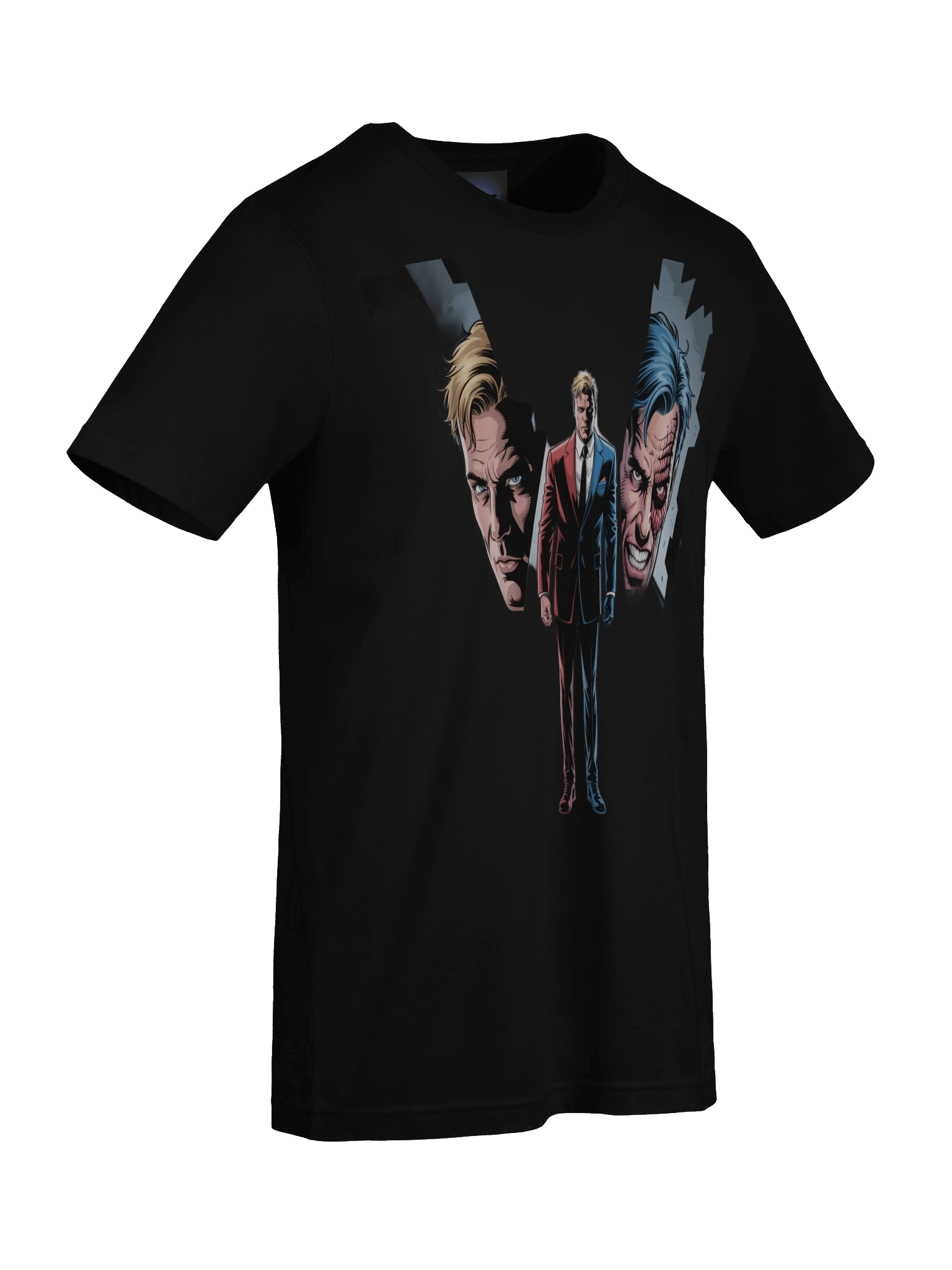 Duality's Divide: Two-Face's Fractured Fate T-Shirt product image (9)