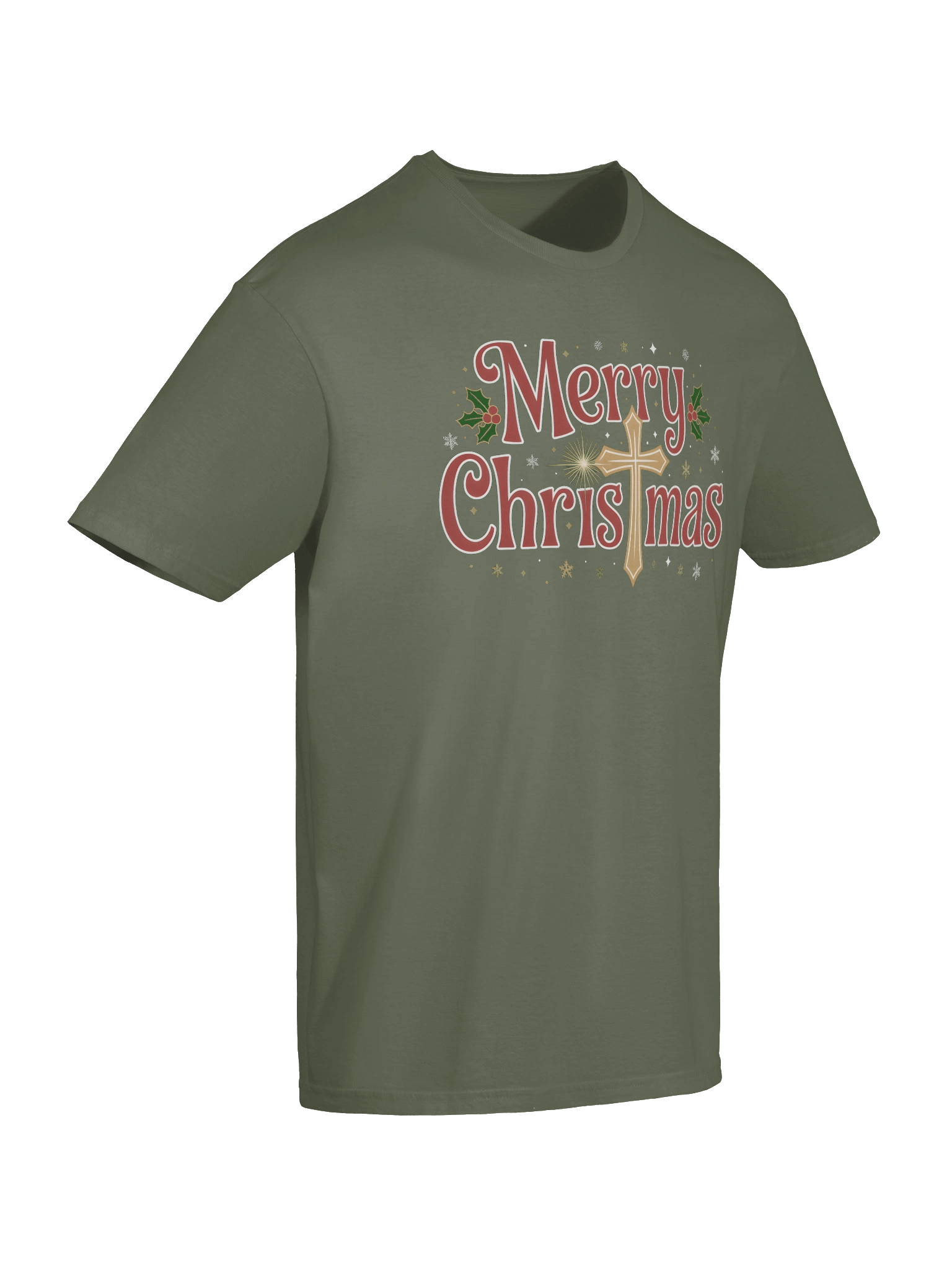 Christian Christmas Shirt Merry Christmas Cross product image (9)