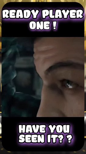 HAVE YOU SEEN IT❓❓ 

The day time matinee is Ready Player One❗

Git the comments and tell me your thoughts.
Me personally it ...