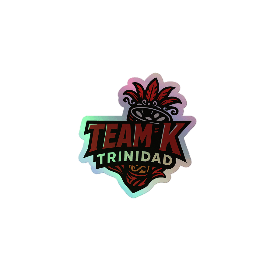 TEAM K TRINIDAD HOLOGRAPHIC" STICKERS product image (1)