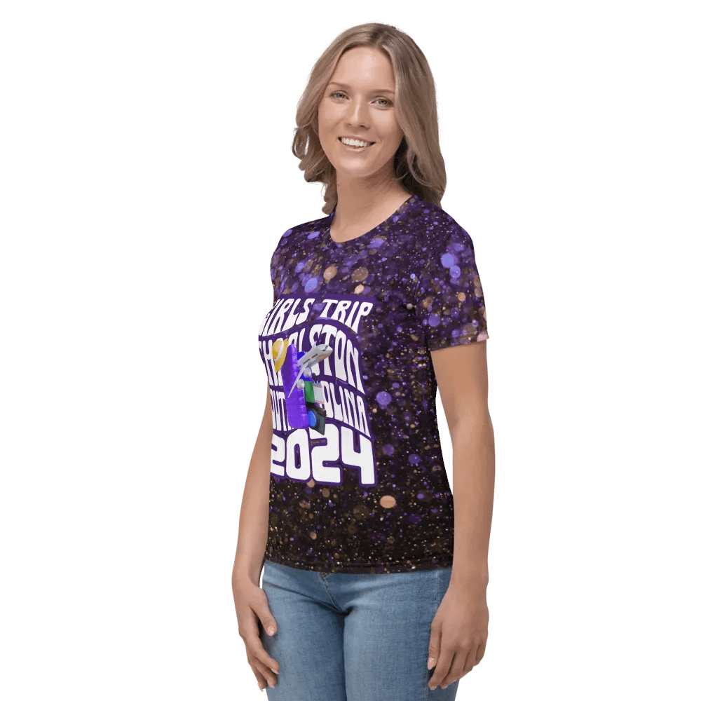 Girls Trip Charleston Sc 2024 All Over Print T-shirt product image (3)