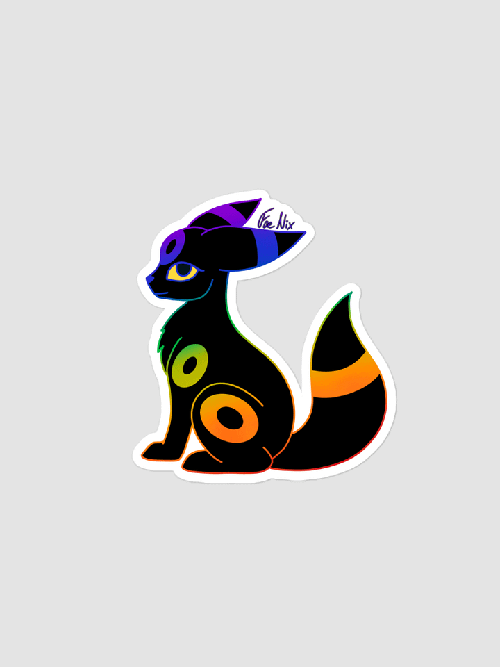 Rainbow Umbreon sticker product image (1)