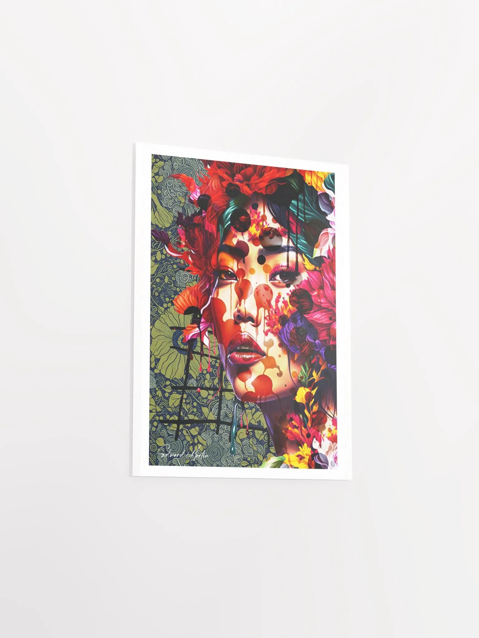 'Unhidden Beauty' by Edward Martin-Mixed Media Collage Print product image (4)