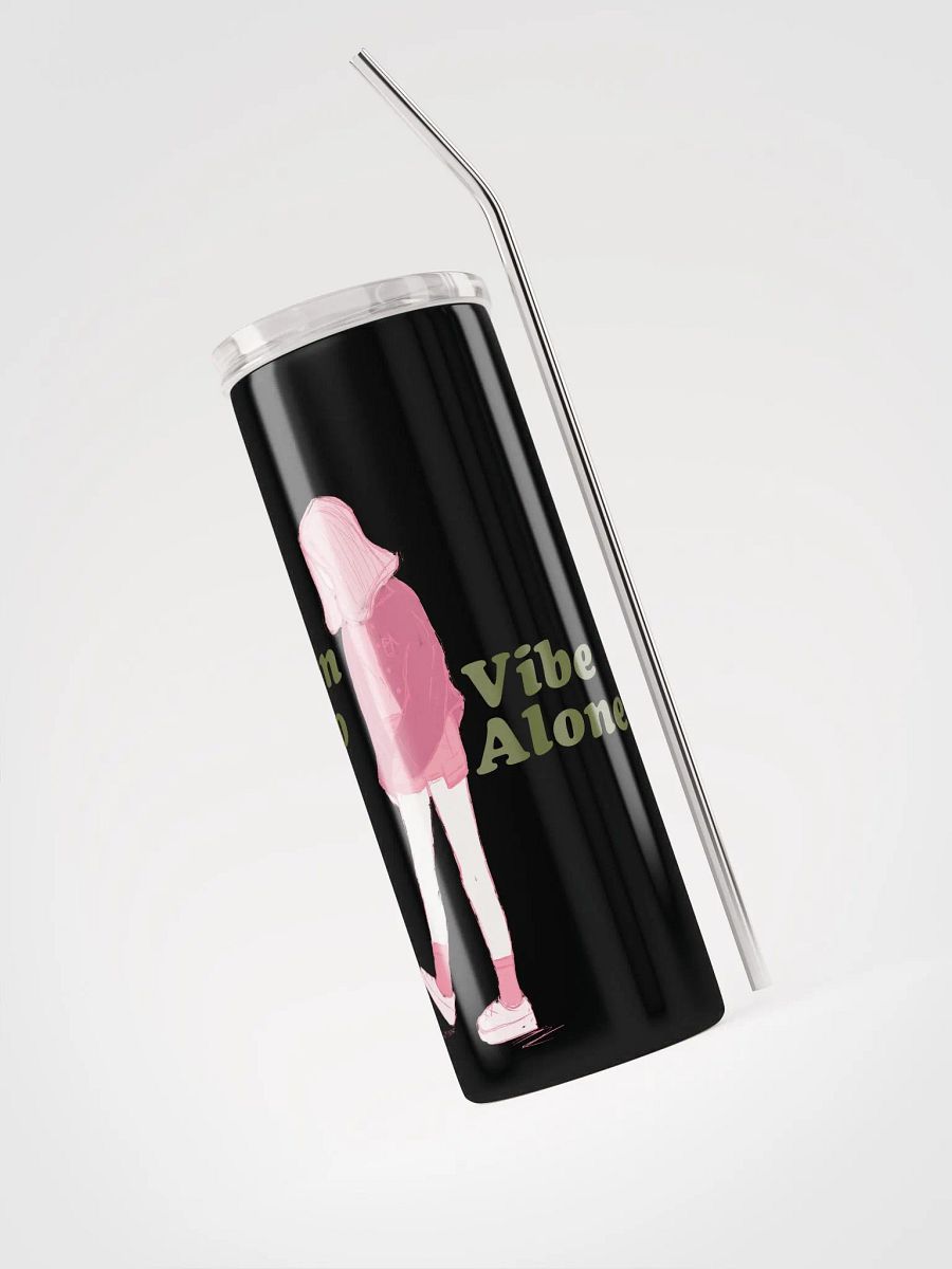 Vibin' Alone Stainless Steel Tumbler product image (5)