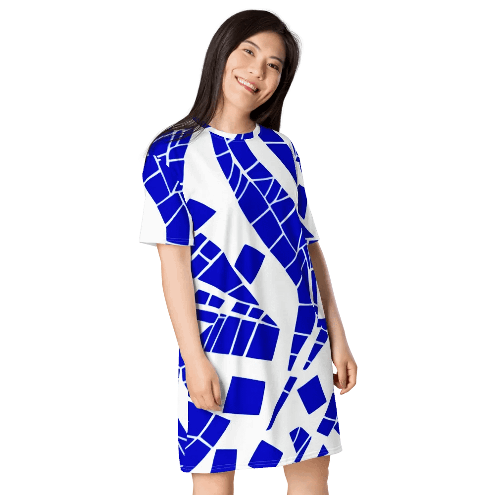 Geometric Glam T Shirt Dress product image (1)