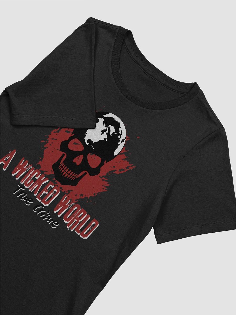 A Wicked World Alt. Logo Relaxed Fit Black T-Shirt product image (3)