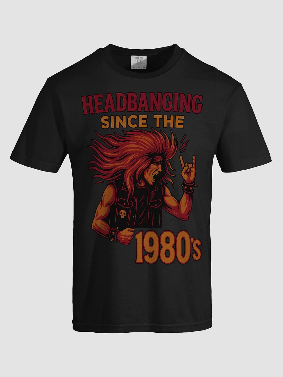 Headbanging Since The 1980's T-Shirt product image (3)