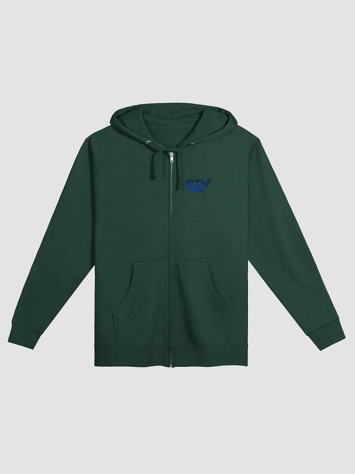 BTW Mens fleece zip up hoodie product image (1)