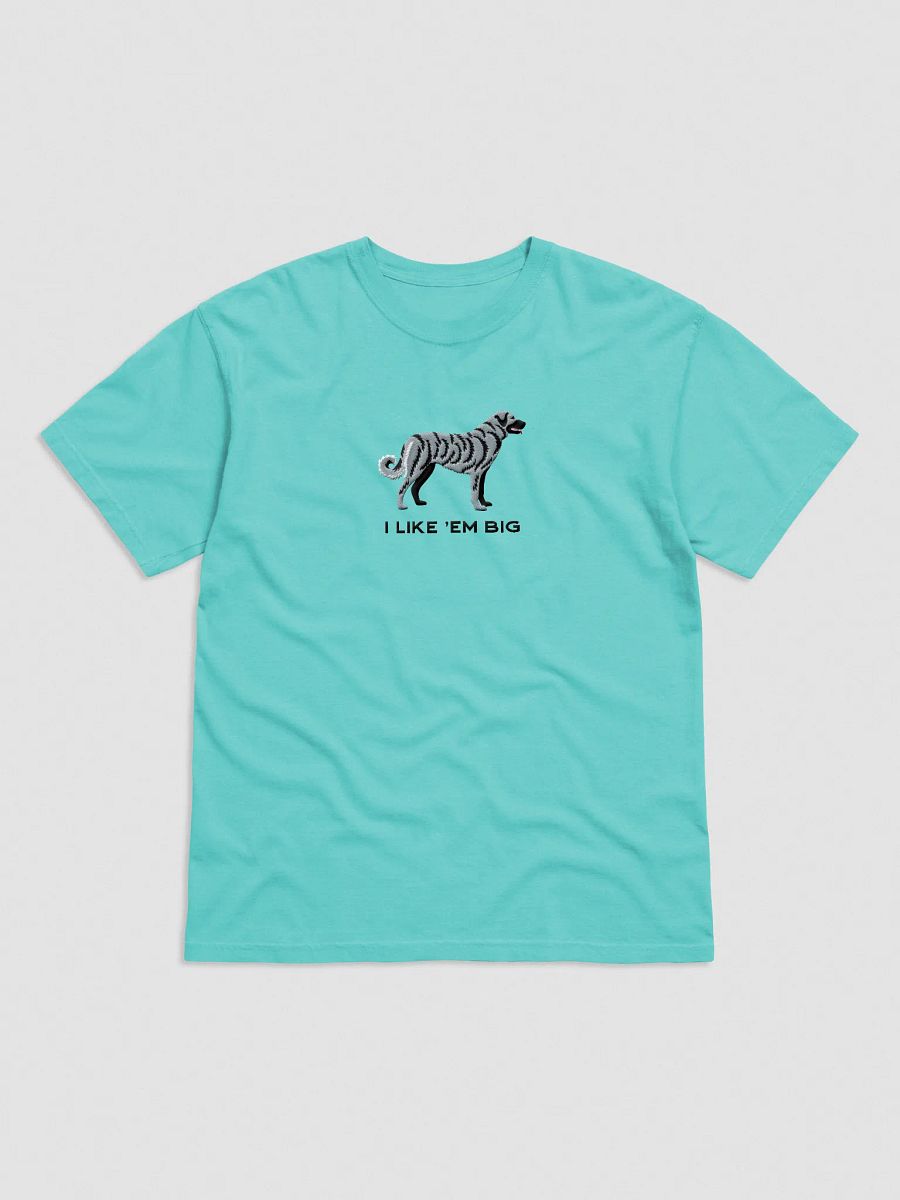 I Like 'Em Big T-Shirt(Embroidered) of an Anatolian Shepherd Dog(Blue Brindle) product image (17)