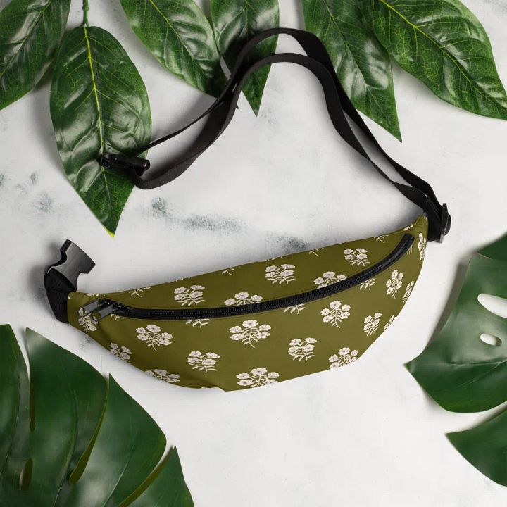 Alpine Cascade - Green and Cream - Fanny Pack product image (1)