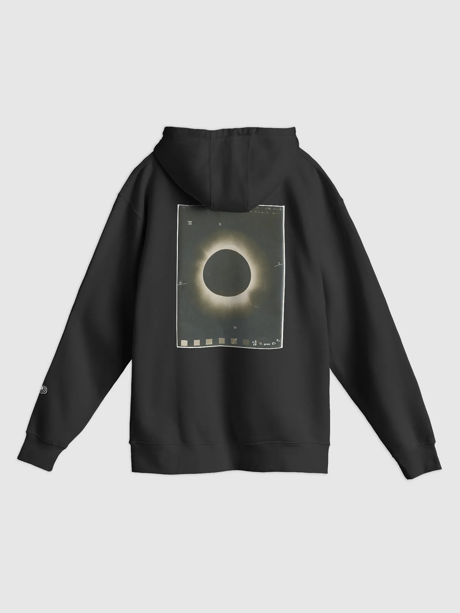 E=mc² Black Hoodie product image (2)