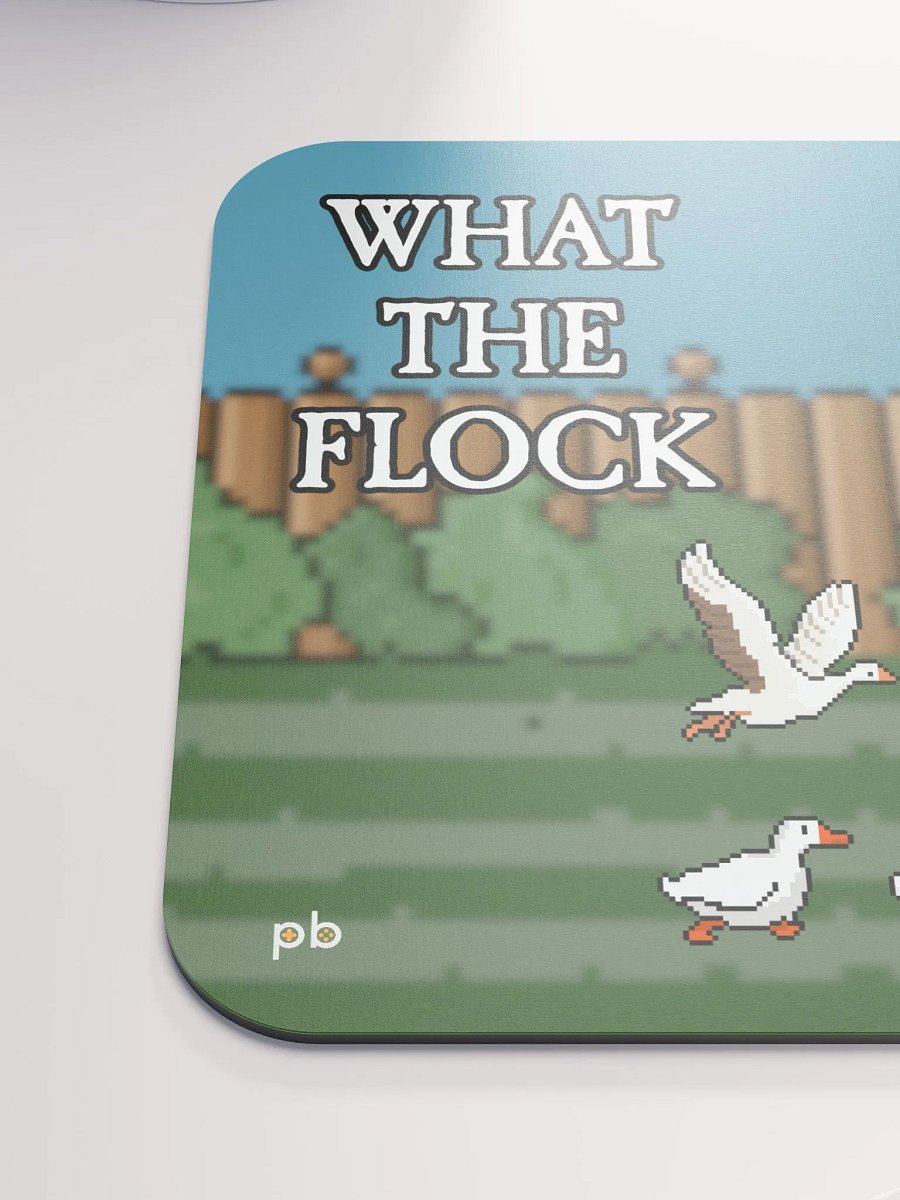 What the Flock Pixel-Art Goose Mouse Mat product image (6)