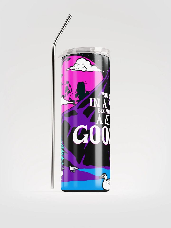 silly goose Moonlit Pond Stainless Steel Tumbler product image (1)