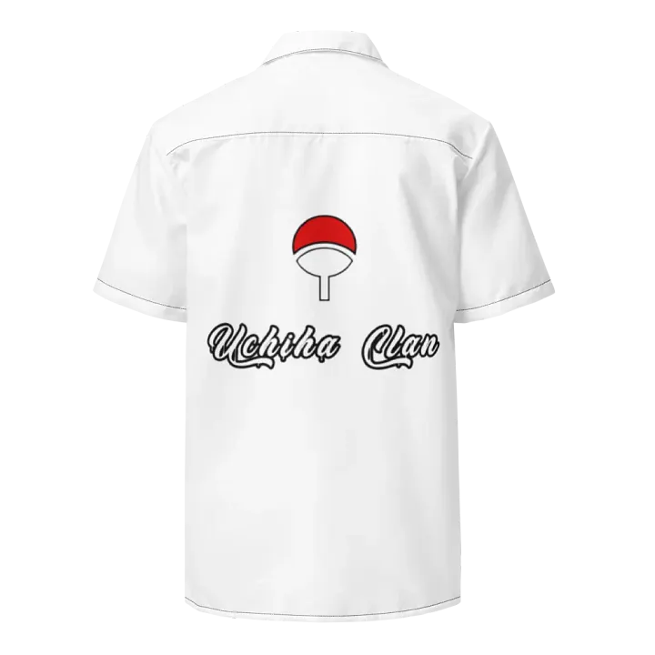 Personalized Bert Uchiha clan button shirt product image (1)