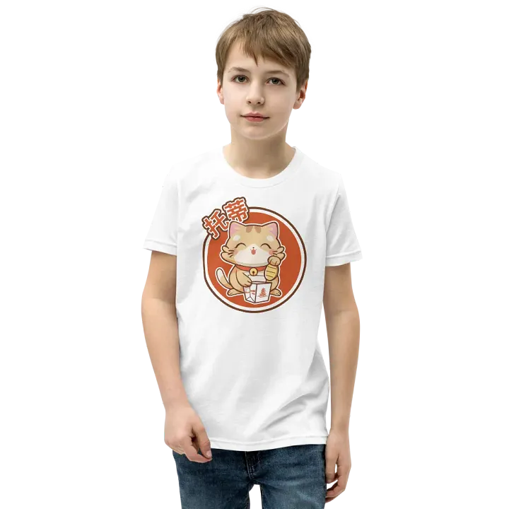 Toti Lucky Cat Youth Shirt product image (21)