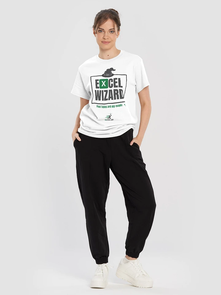 Excel Wizard - White T-shirt product image (2)